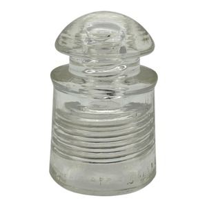 PYREX Clear Glass Insulator‎ Made in USA